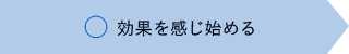 効果を感じ始める